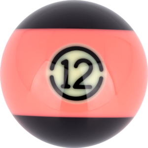 Aramith BLACK Replacement Ball – #12 | Golden Break Billiards